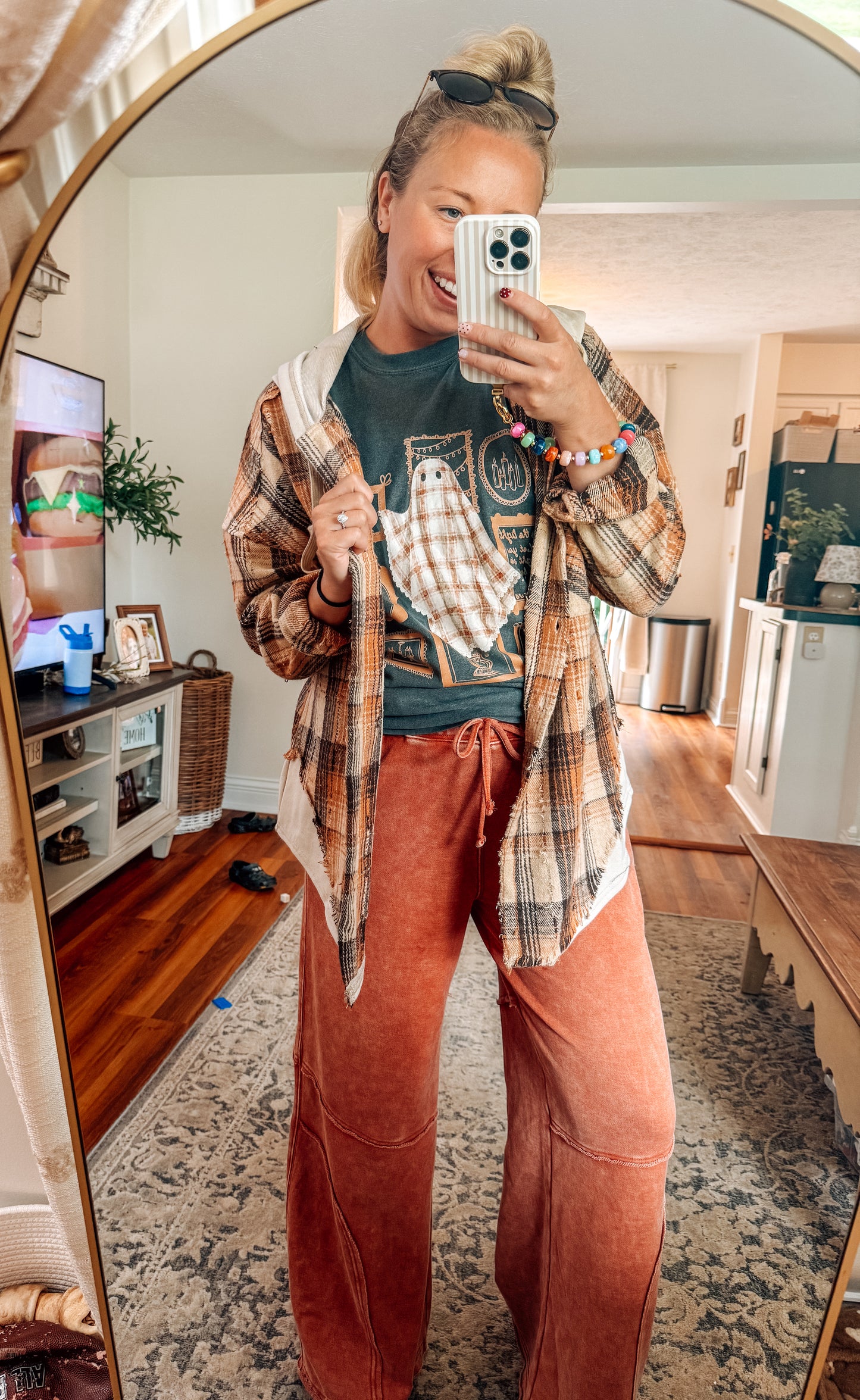 Dripping in Caramel Hooded Flannel