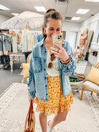 Simply Blissful Floral Skirt