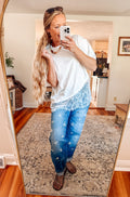 Trendy Moment Lace Tee (S-XL)
