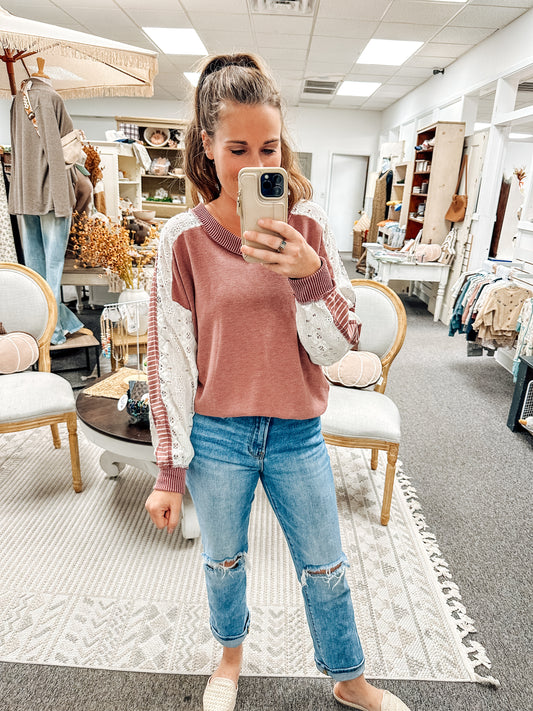 Delicate Layers V-Neck Top (S-XL)
