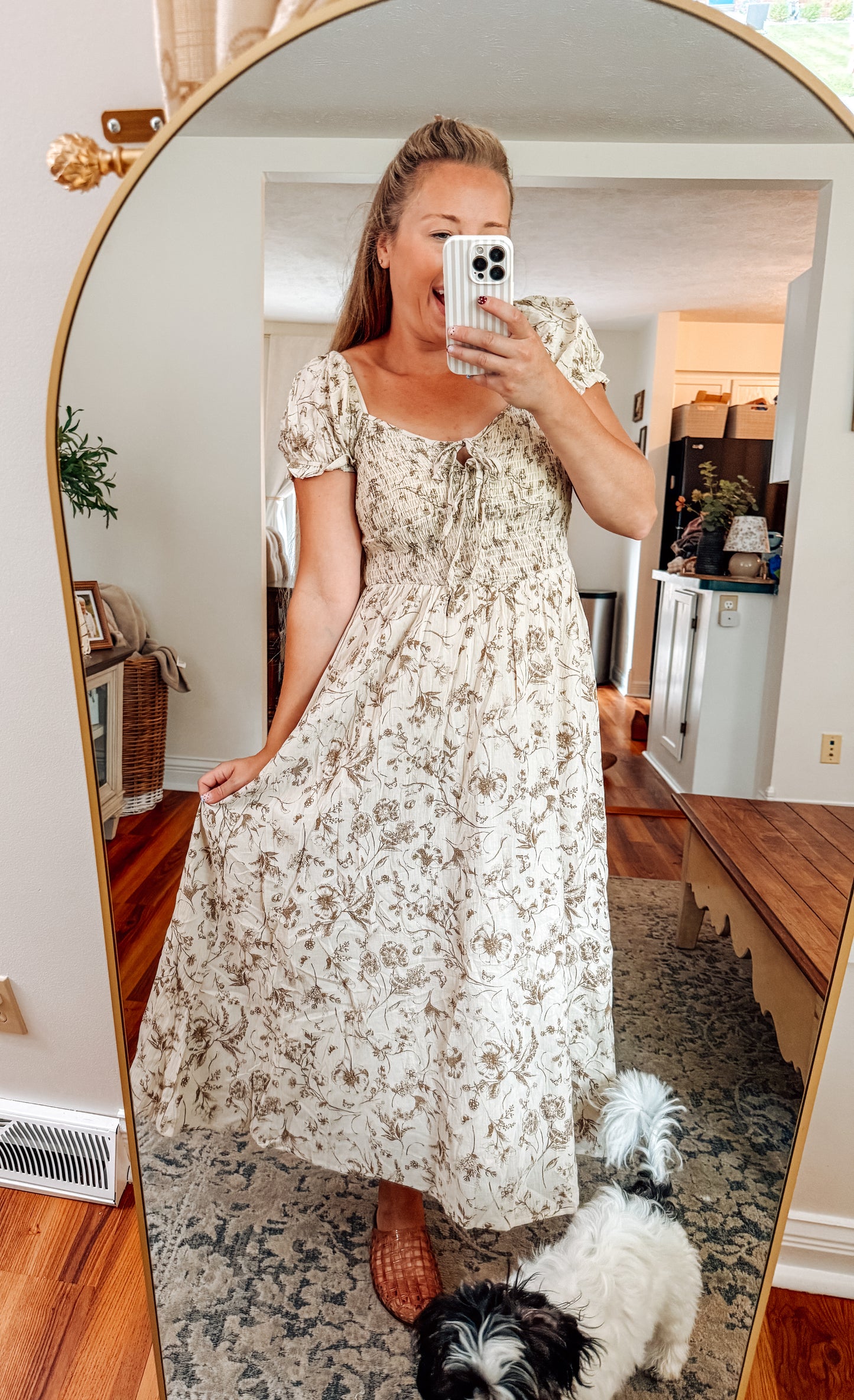 The Hazelwood Midi Smocked Dress