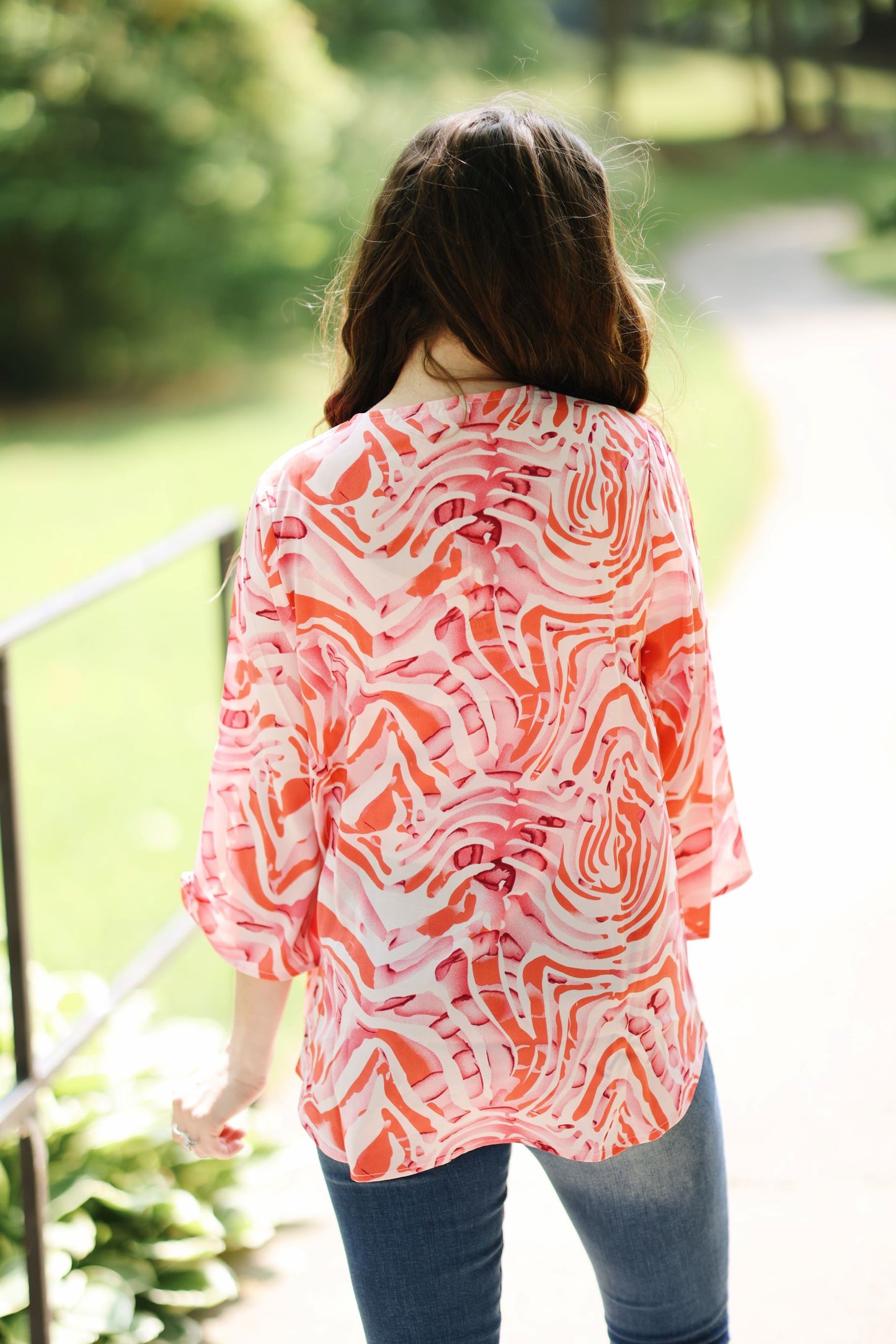 Swirling into Style Blouse