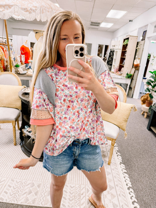 Sweetly Simple Floral Top