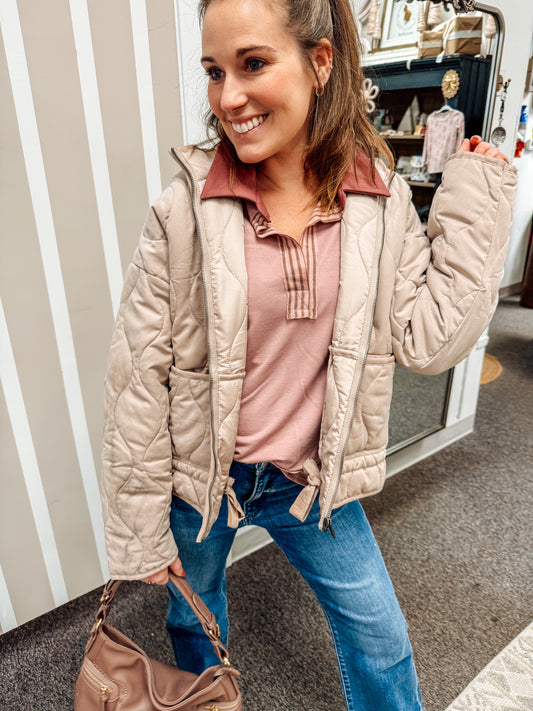 Arctic Chill Quilted Jacket