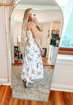 Sunday in the Garden Tiered Midi Dress