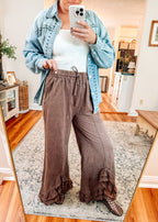 The Lace & Leisure Elastic Waist Pants