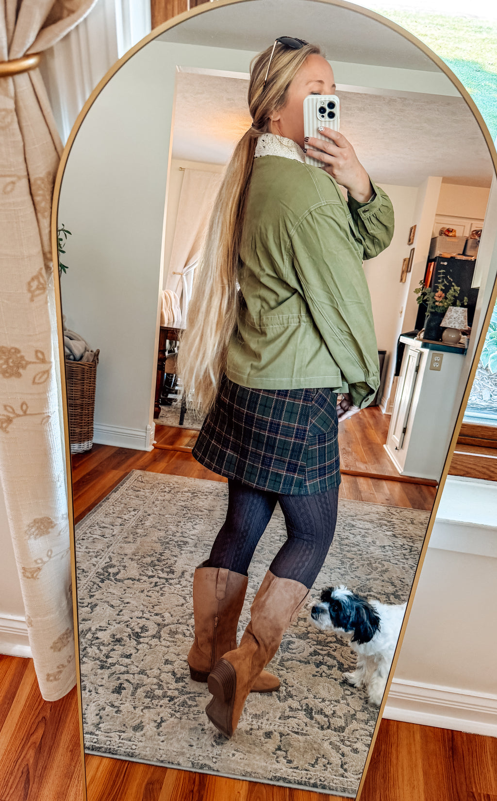 Plaid Moment Skirt (S-XL)