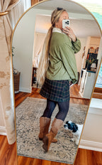 Plaid Moment Skirt (S-XL)