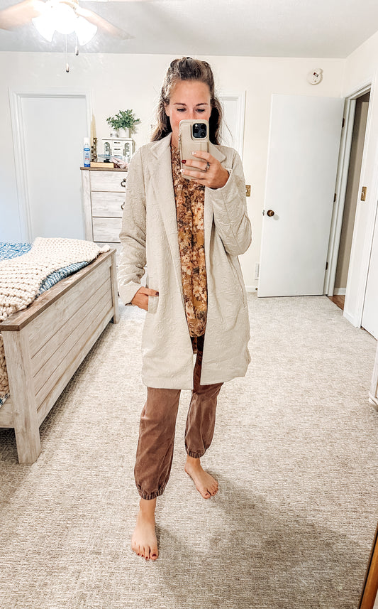 Frosted in Jacquard Cardigan (S-XL)