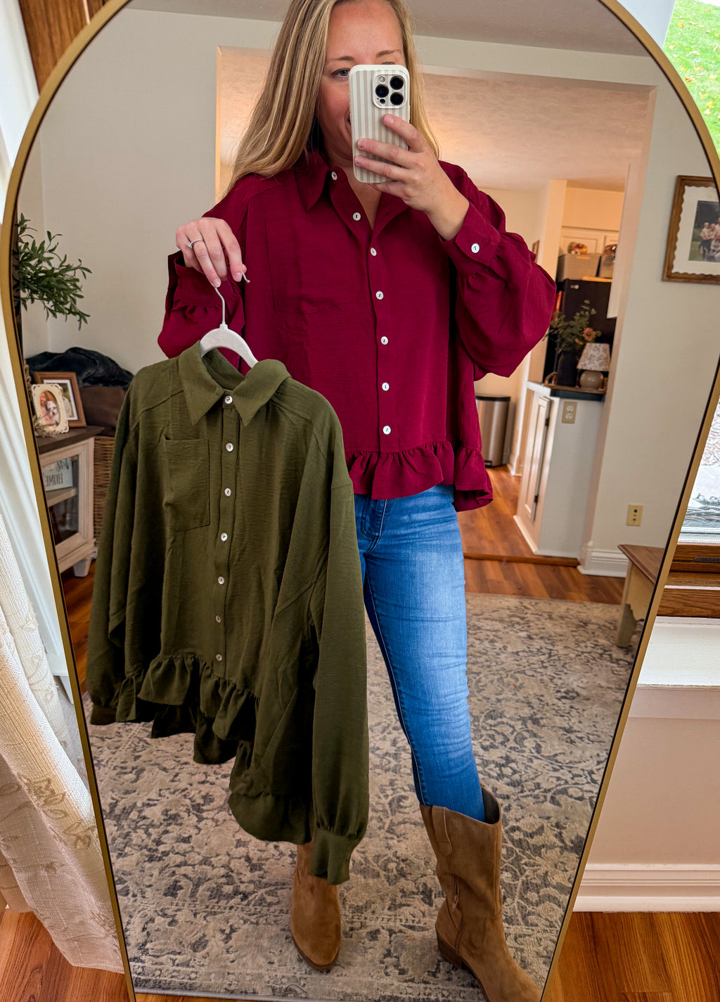 All Time Babydoll Peplum Shirt