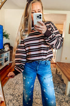 Colorful Days Boxy Knit Sweater