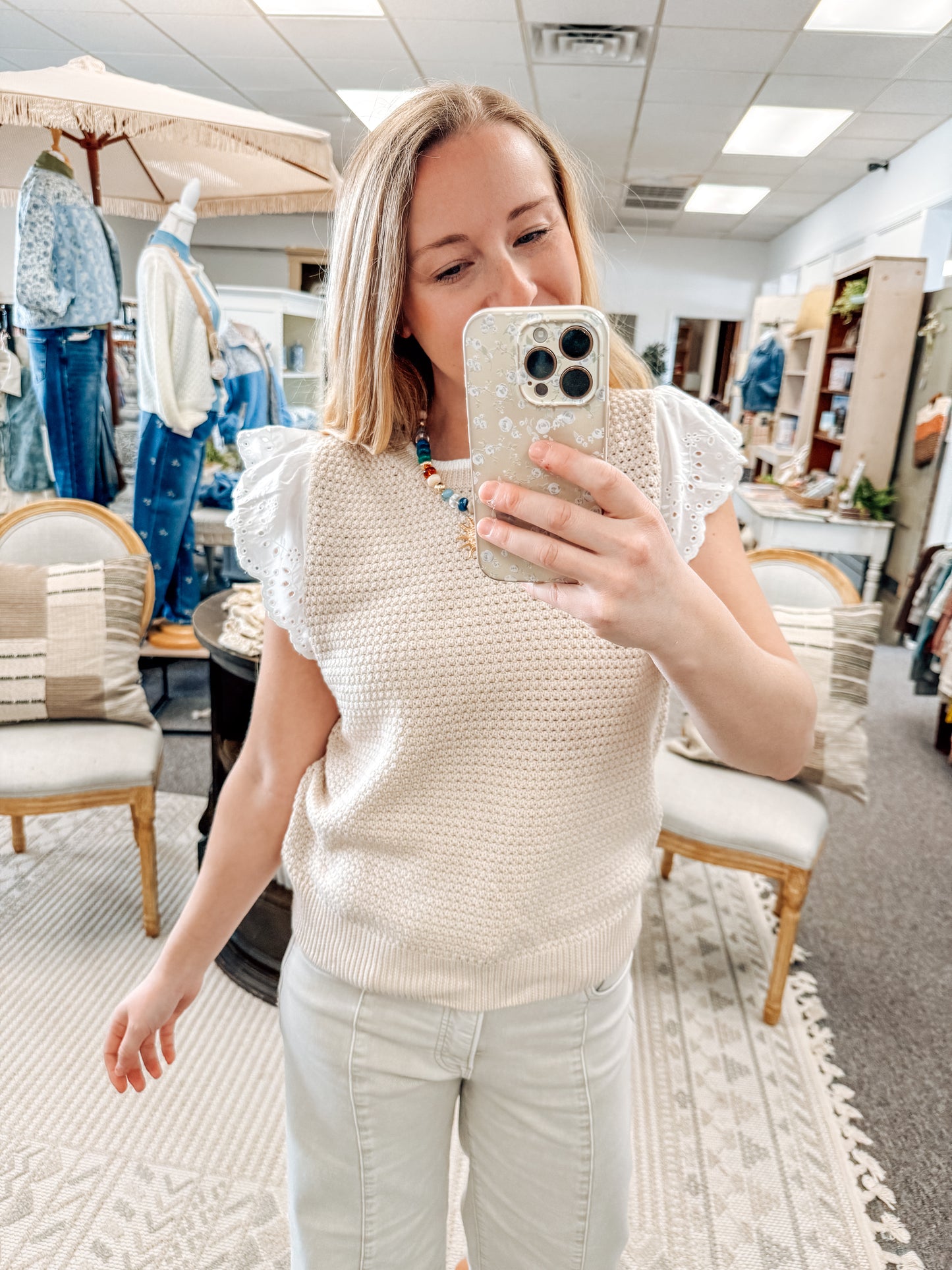 The Delicate Edge Knit Top (S-XL)