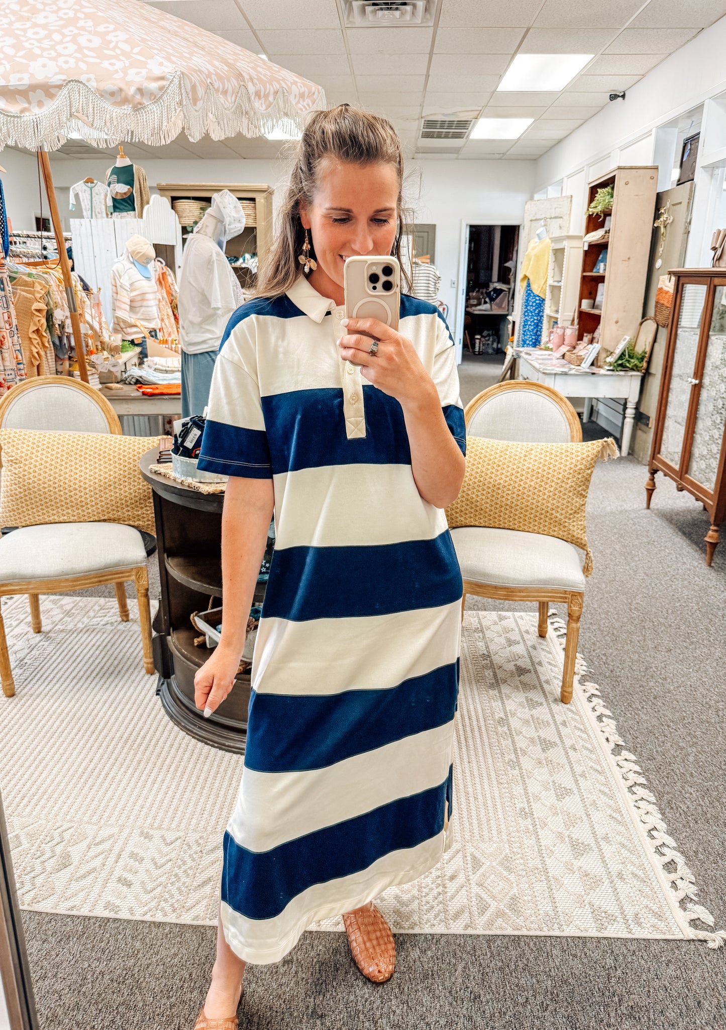 The Stripe & Go Dress