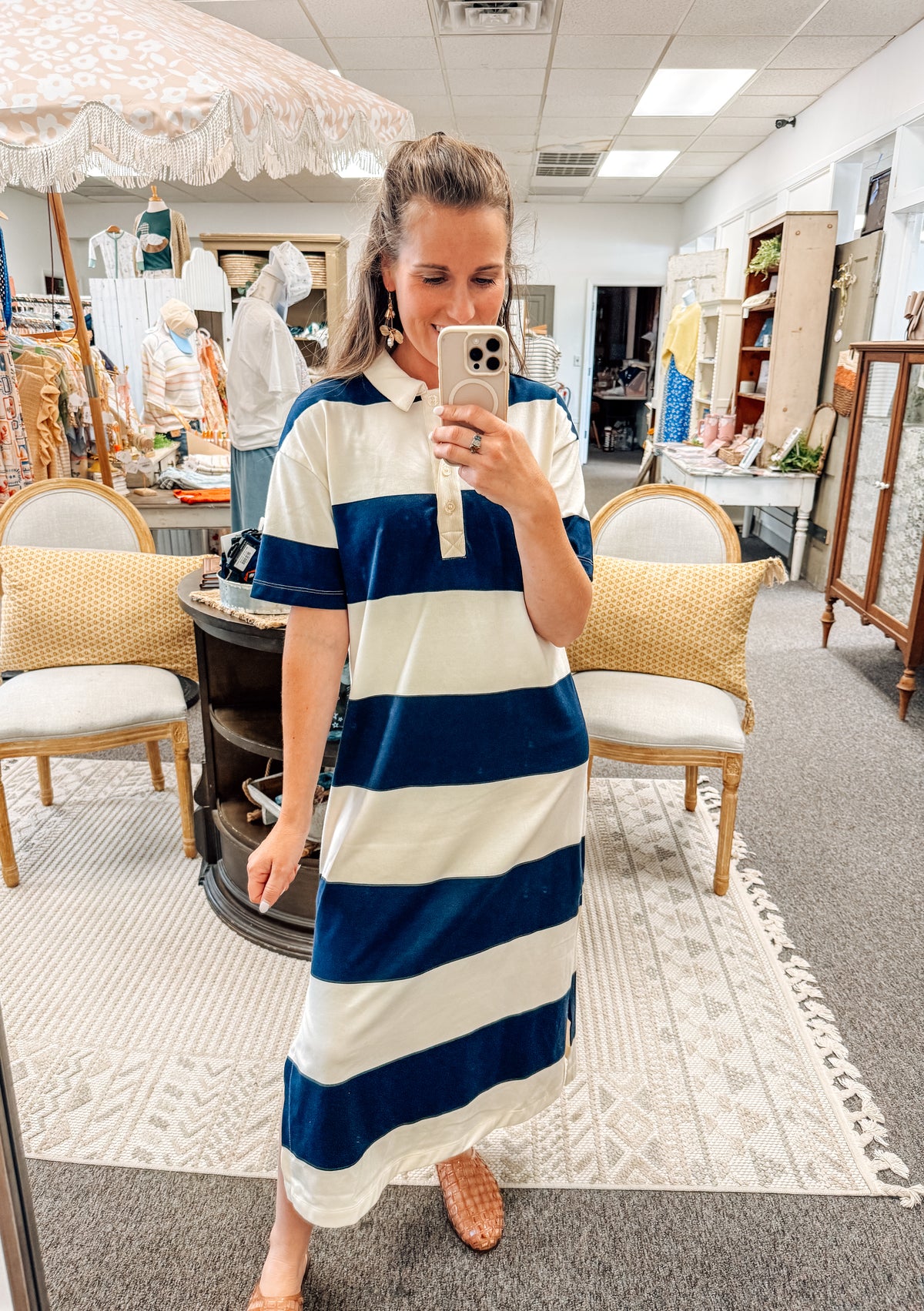The Stripe & Go Dress