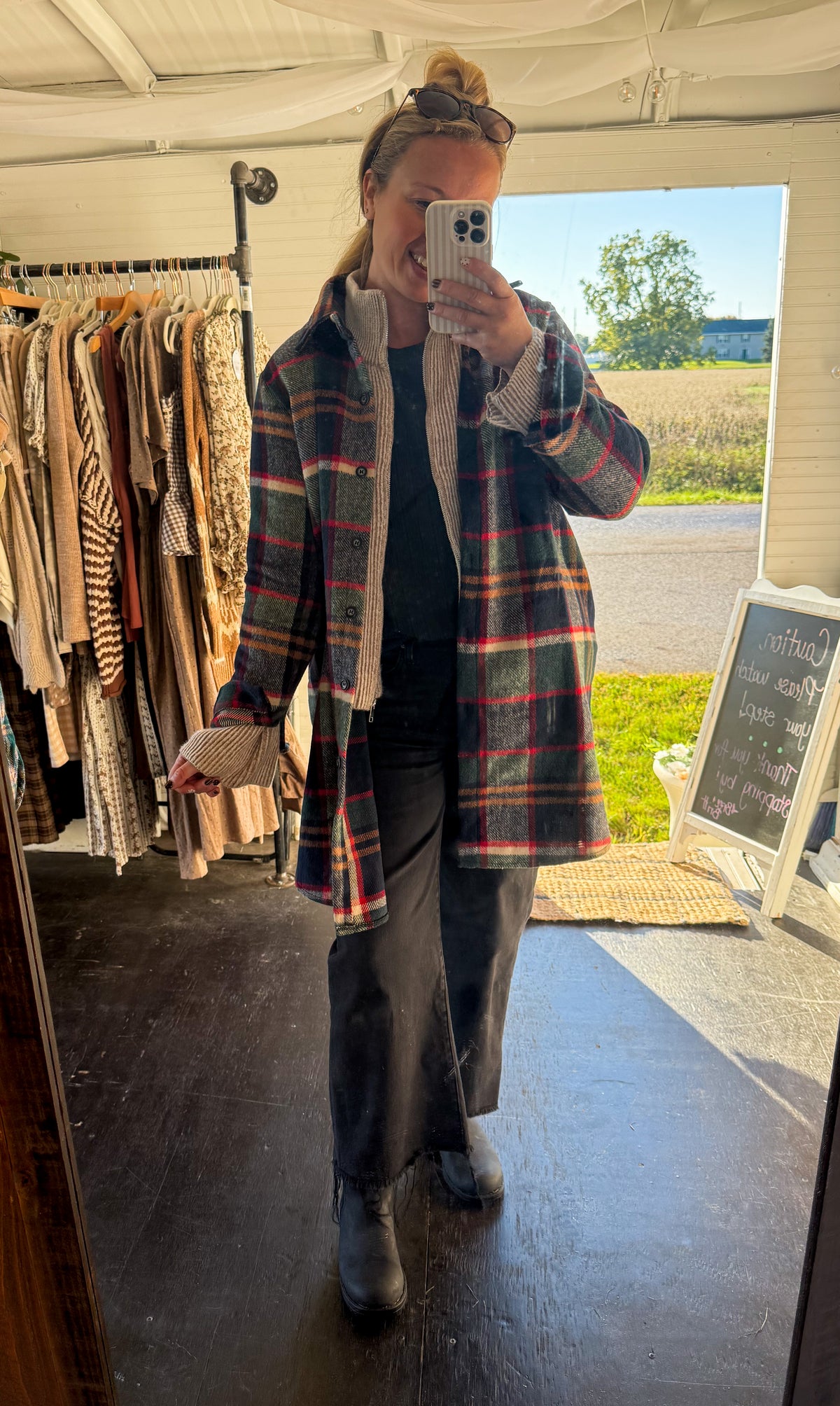 The Northwoods Flannel Long Shacket