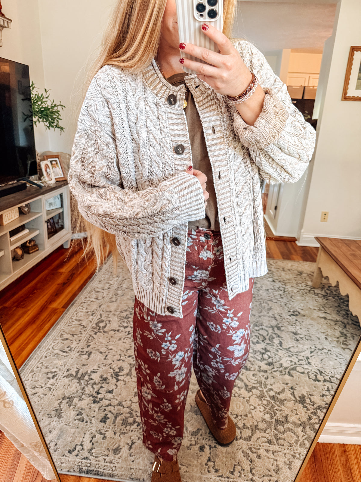 Everyday Need Cable Knit Cardigan