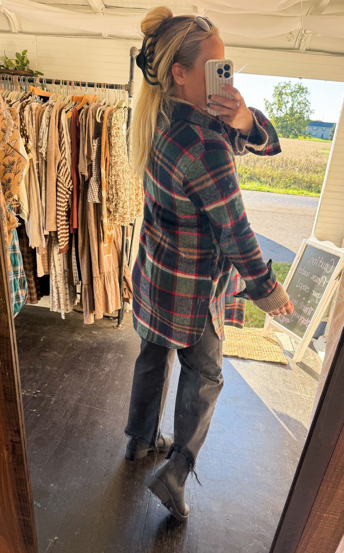 The Northwoods Flannel Long Shacket