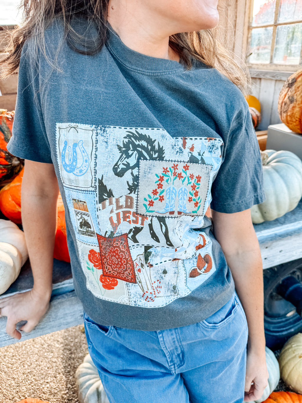Patch Rodeo Western Graphic Tee (S-2X)