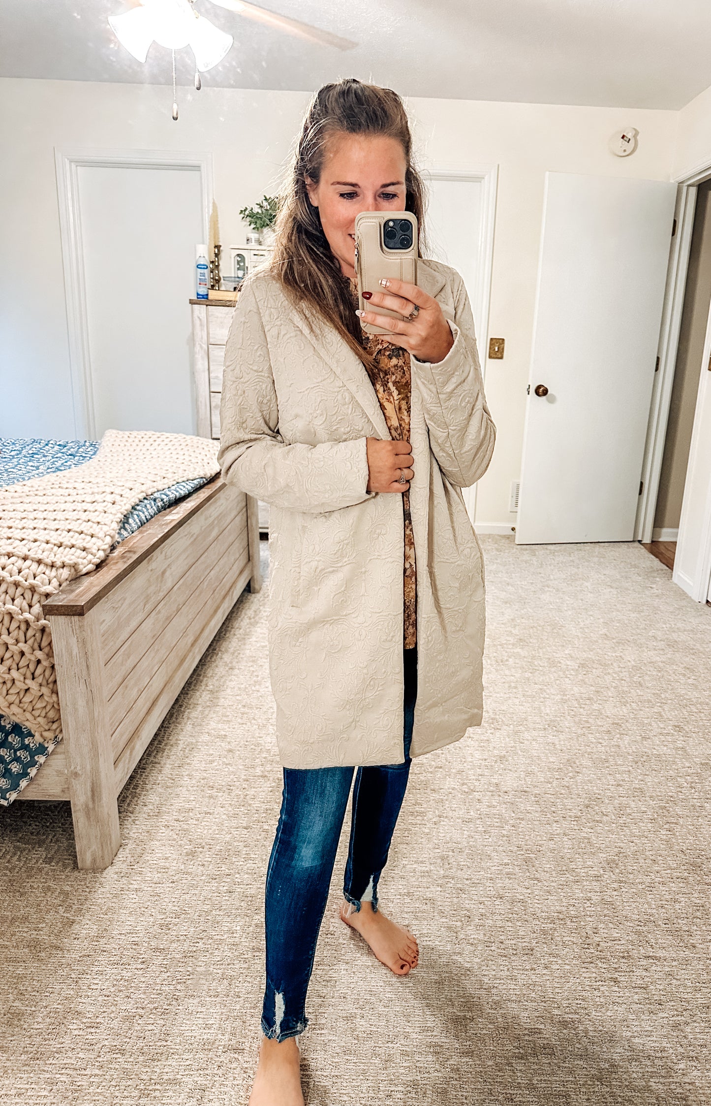 Frosted in Jacquard Cardigan (S-XL)