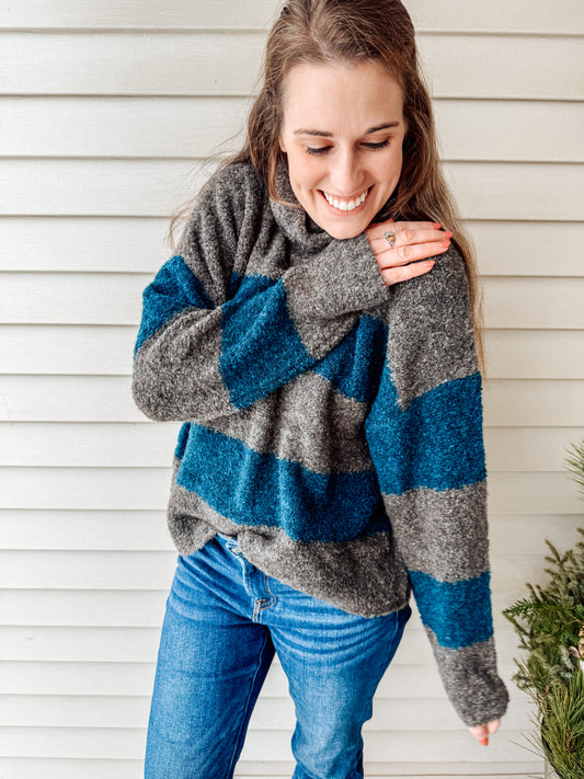 Whispered Woods Turtleneck Sweater