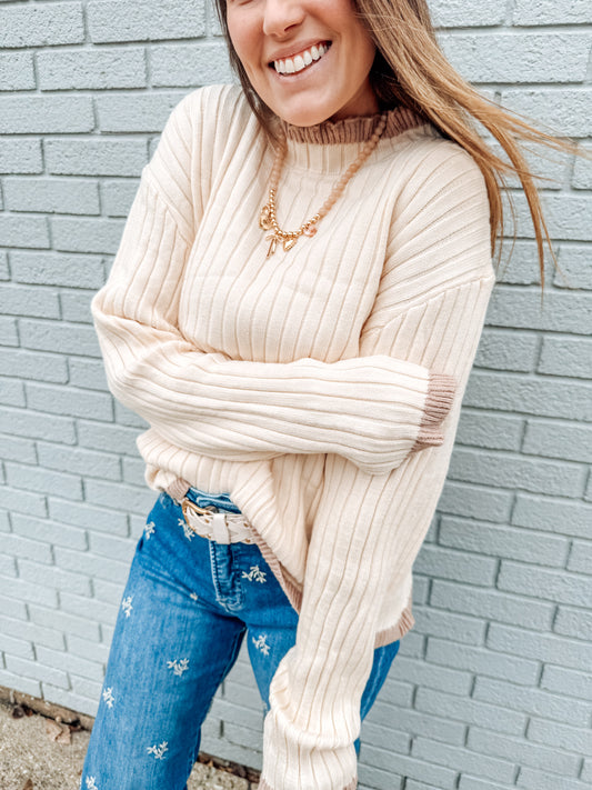 Spring Weave Ribbed Sweater