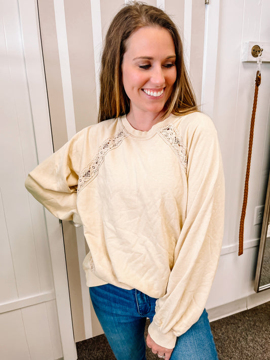 Olivia Mineral Wash Pullover