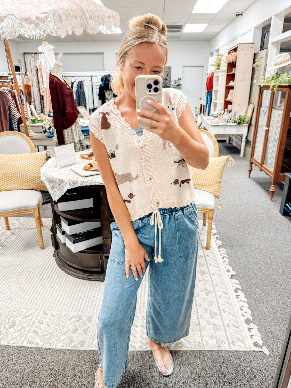 Dog Friendly Scalloped Edge Vest (S-XL)