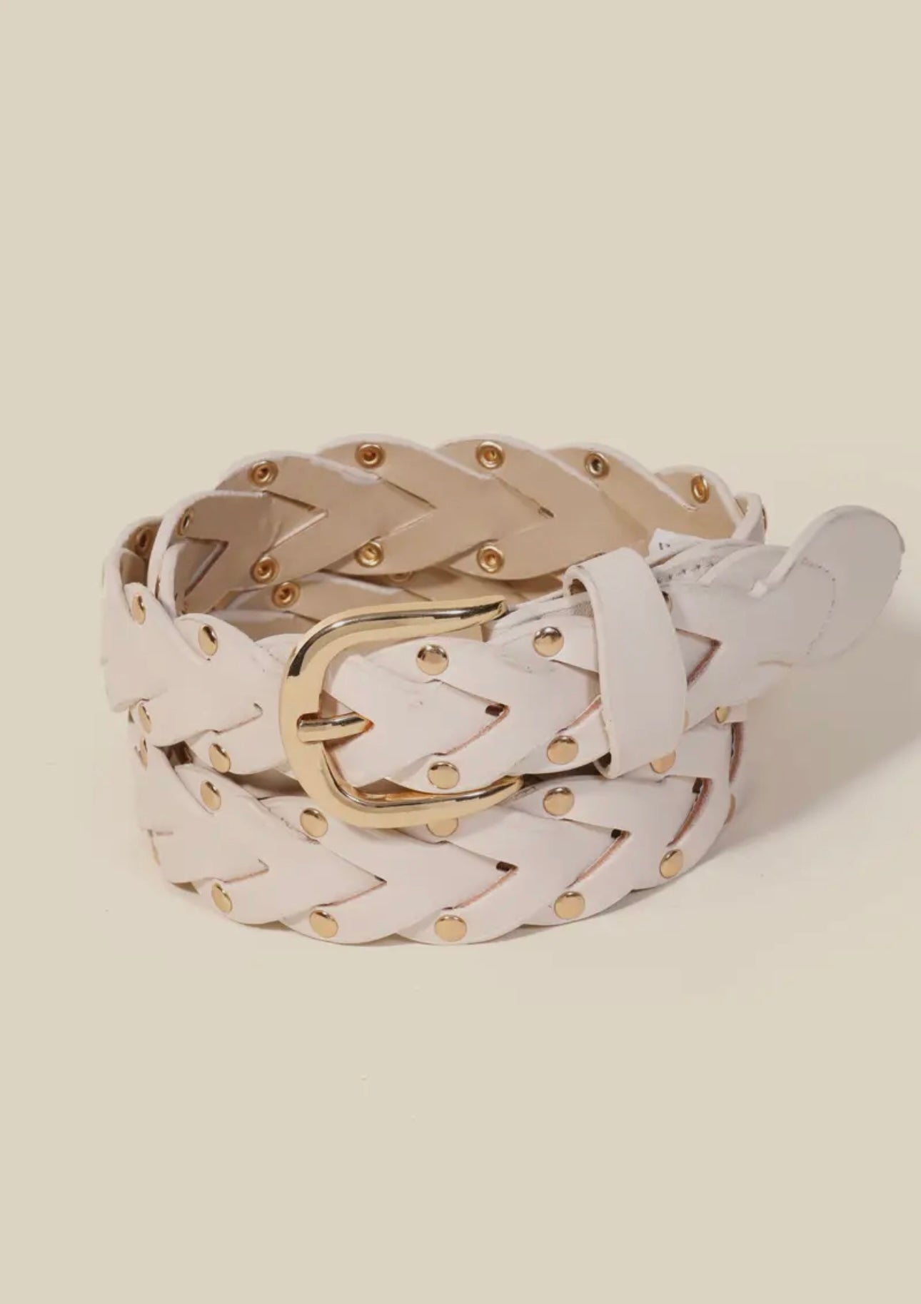 Braided Faux Leather Belt (3 colors)