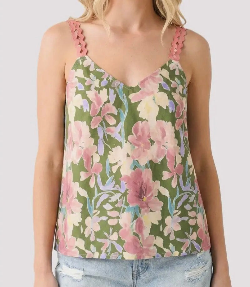The Fresh Floral Tank (S-XL)