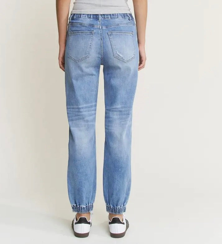 The Fresh Start Denim Joggers (S-XL)