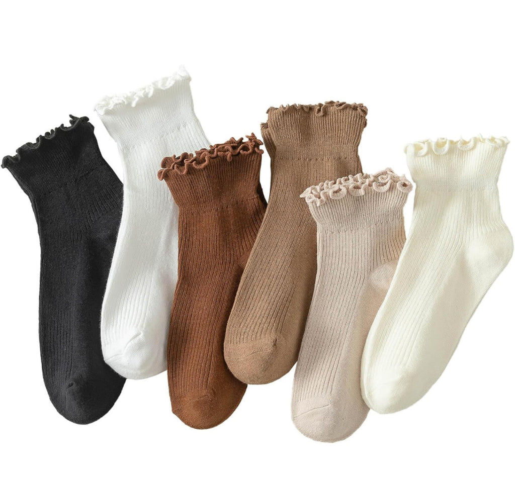 Rue Ruffle Socks (Several Colors)