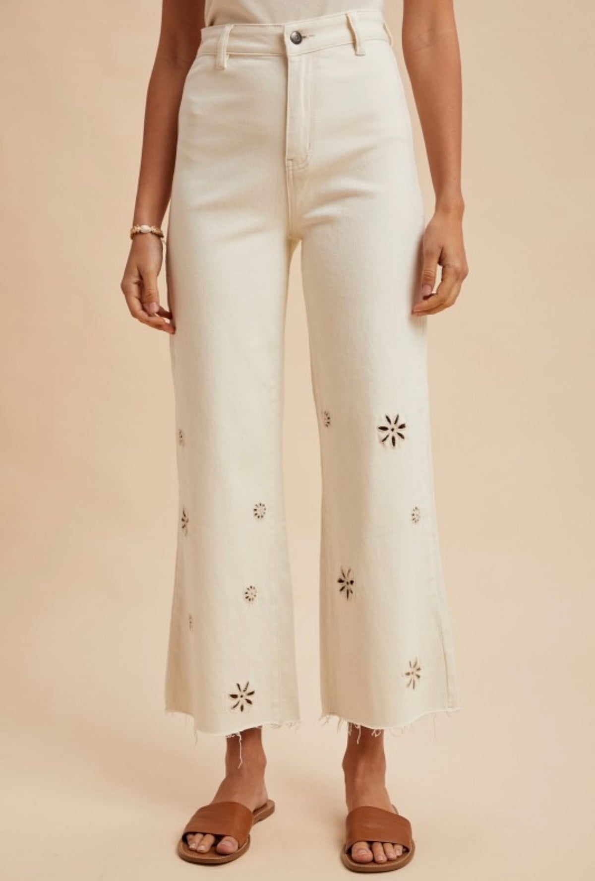 Barefoot Beauty Eyelet Denim (S-XL)
