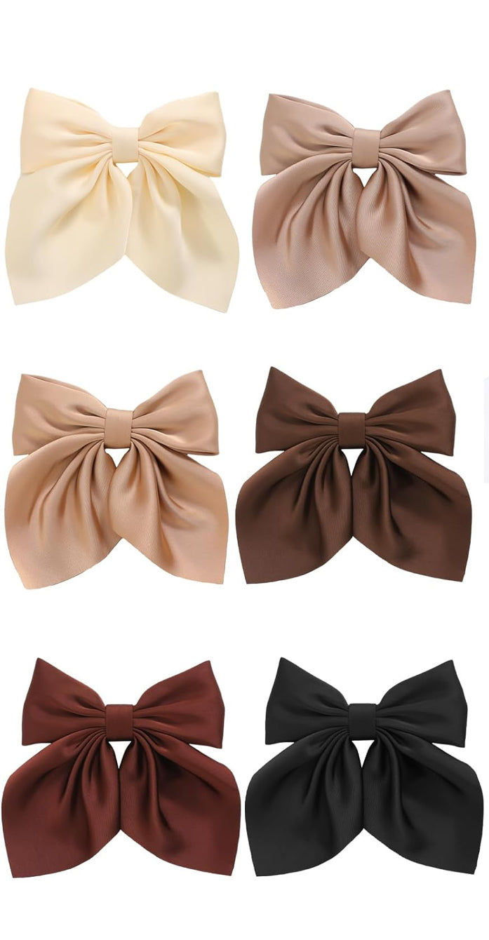 Tied Just Right Hair Bow Clip (Several Colors)