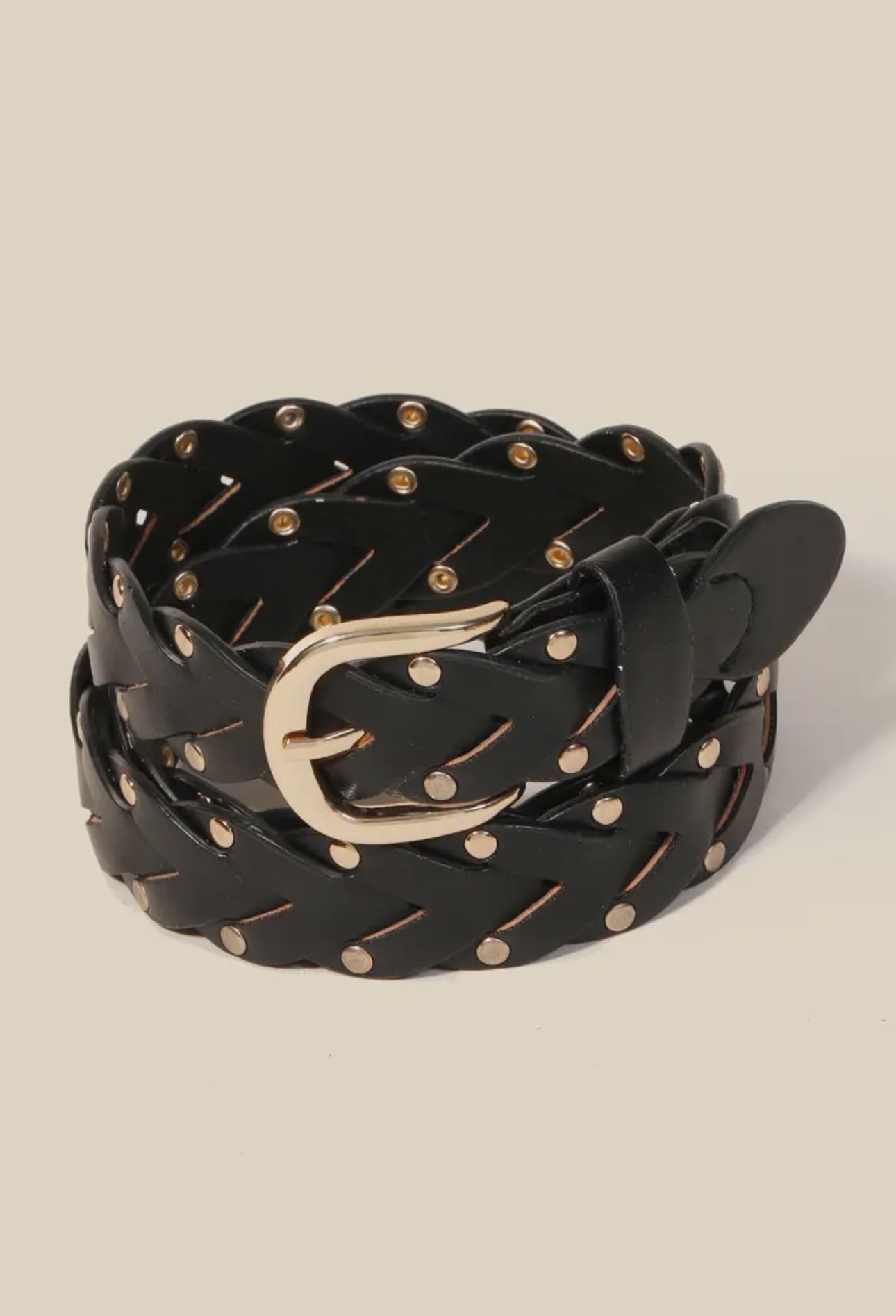 Braided Faux Leather Belt (3 colors)