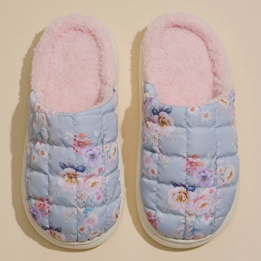 Slip into Florals Slippers