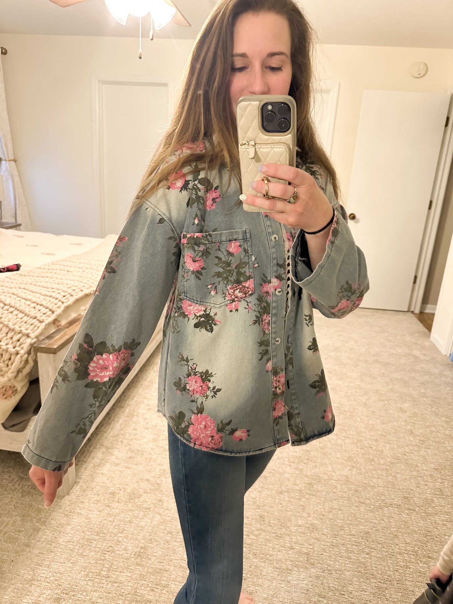 Bloom & Button Up Shirt (S-XL)