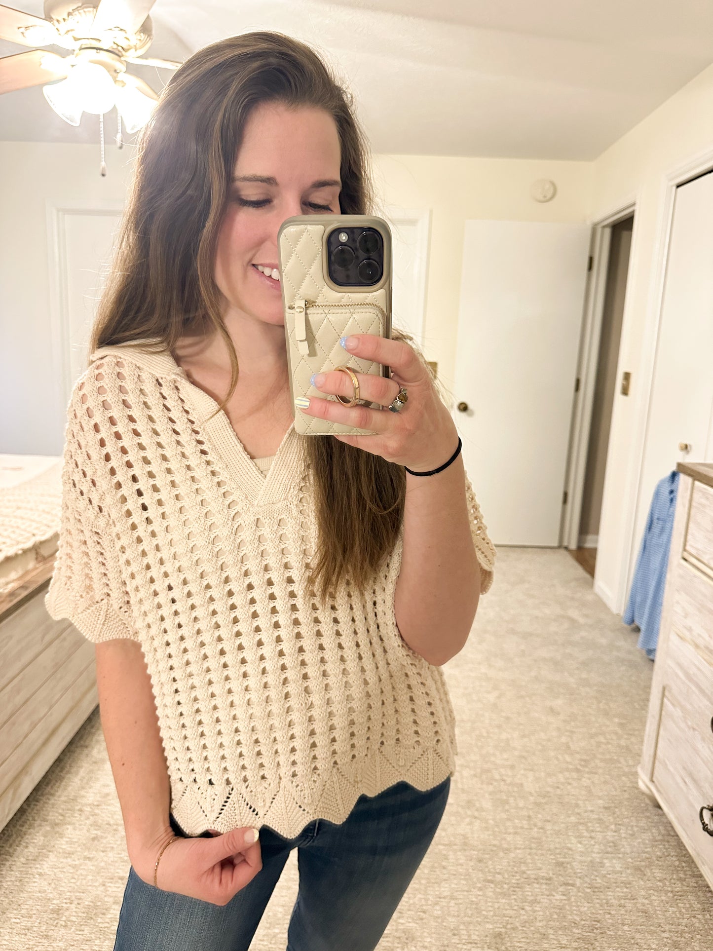 Sandstone Breeze Crochet Top (S-XL)