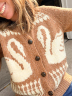 The Swan Song Button Down Cardigan