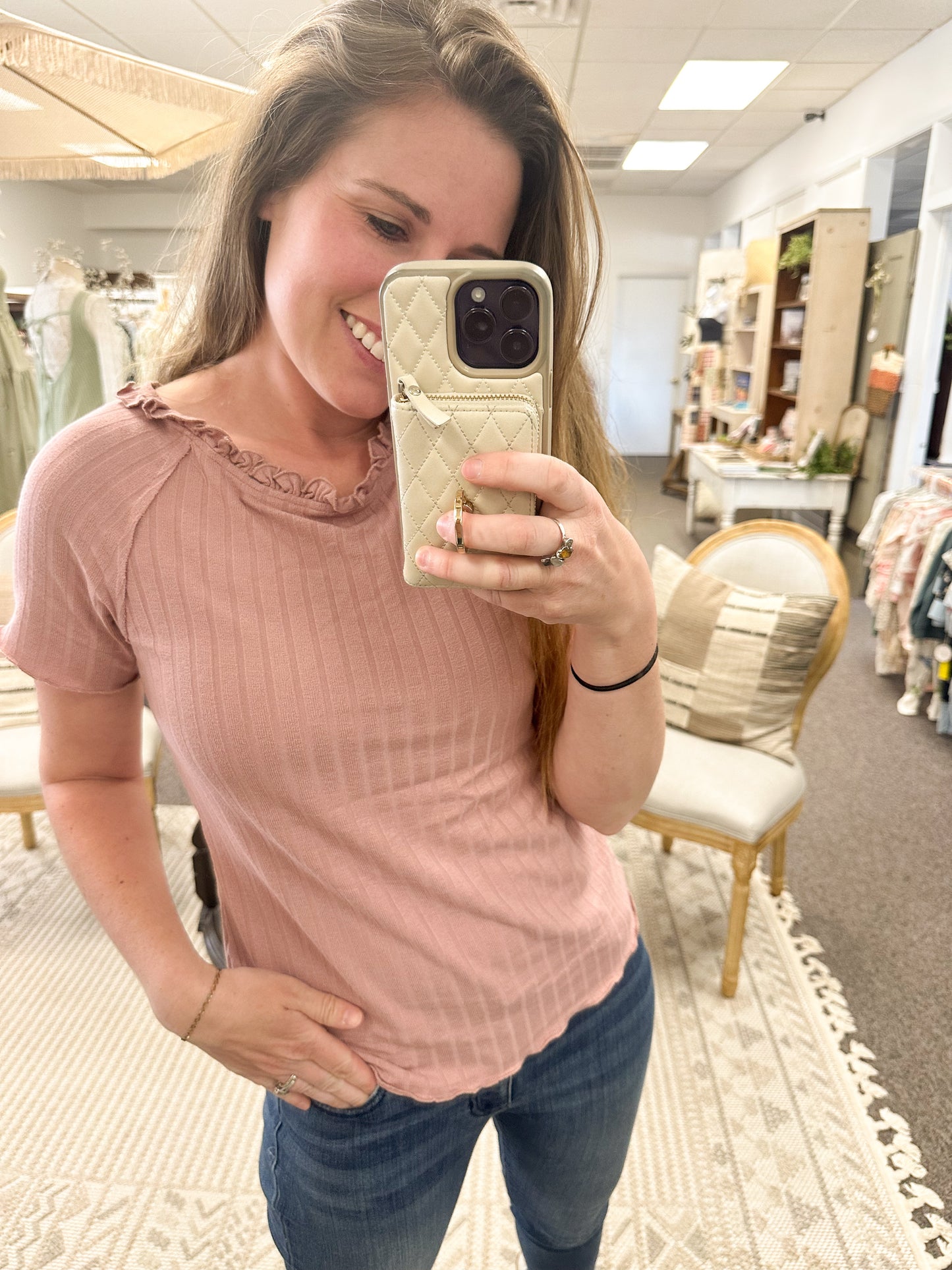 The Mauve Moment Top (S-XL)