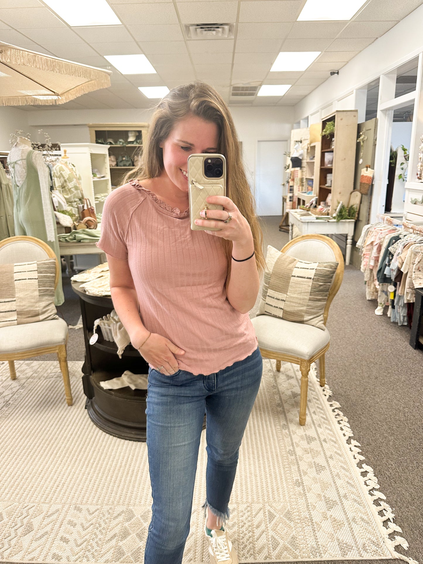 The Mauve Moment Top (S-XL)