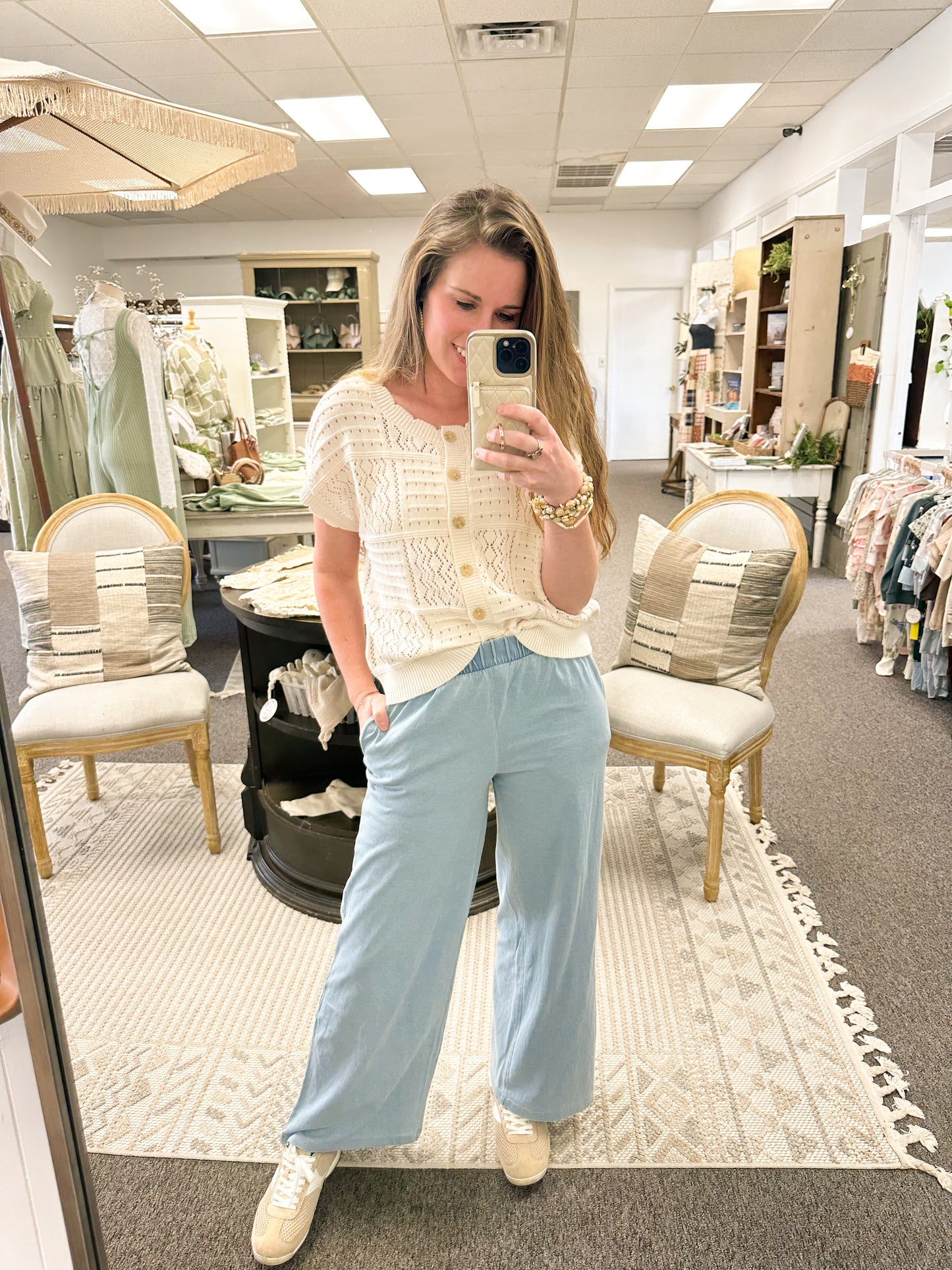 Sweet Stitch Scallop Cardigan