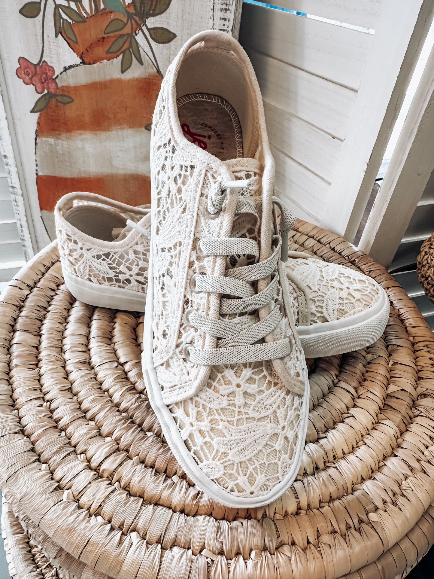 The Destiny Crochet Lace Sneaker