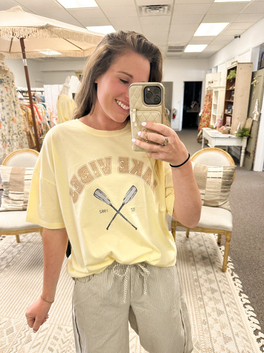 Lake Vibes Short Sleeve Top