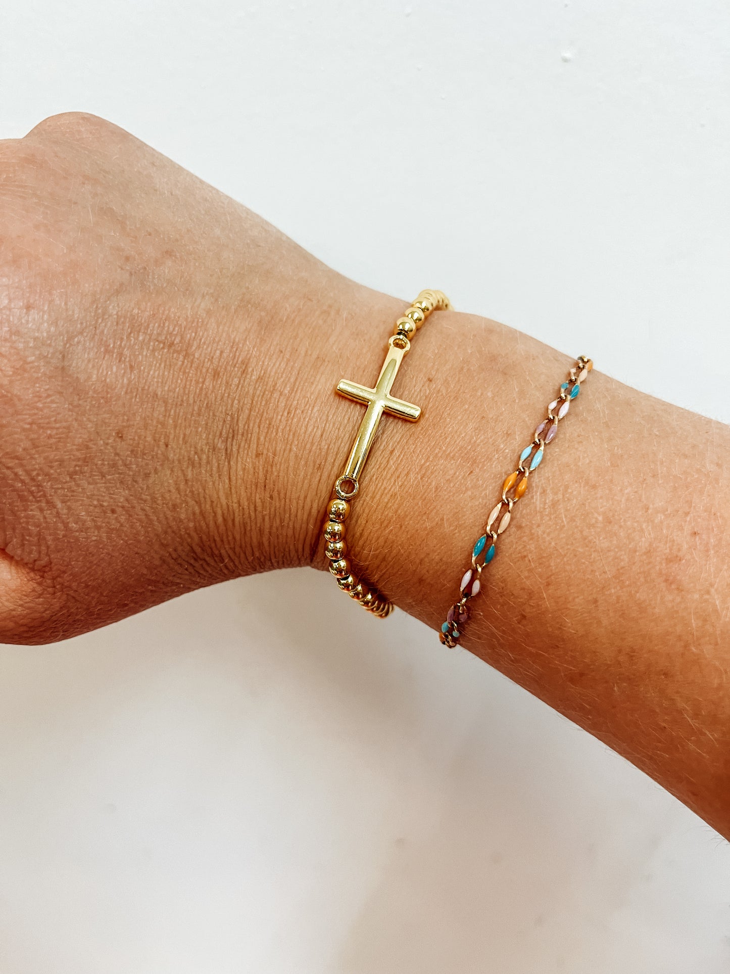 To The Cross Stainless Steel Bracelet