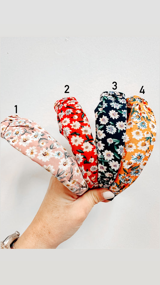 Frilly Florals Headband (6 Styles)