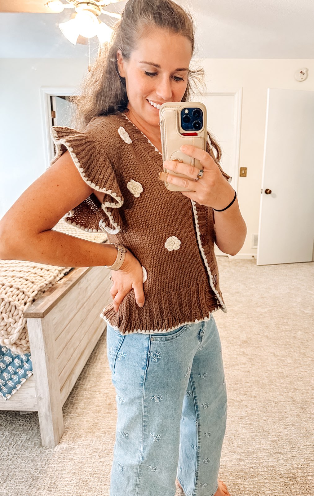 Knitted Botanical Vest