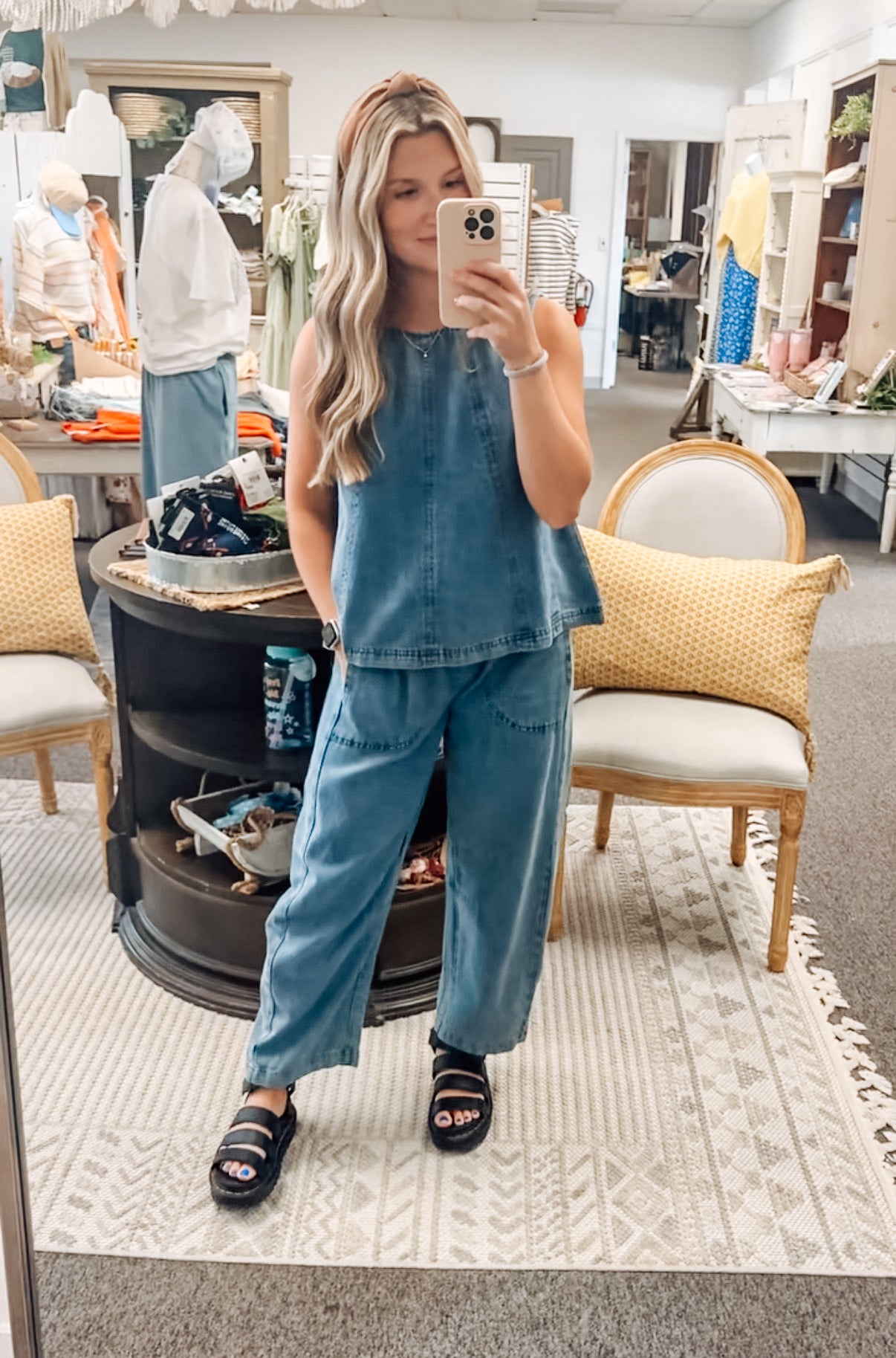 The Weekend Denim Tank