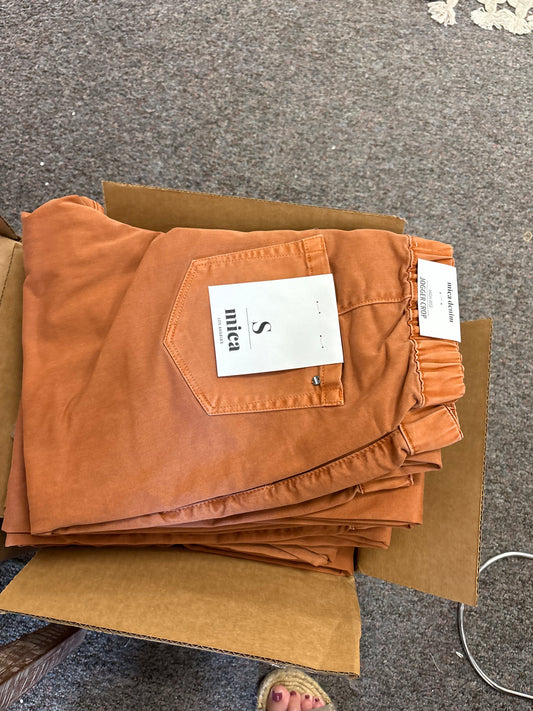 Petal Soft High Rise Jogger-Cinnamon