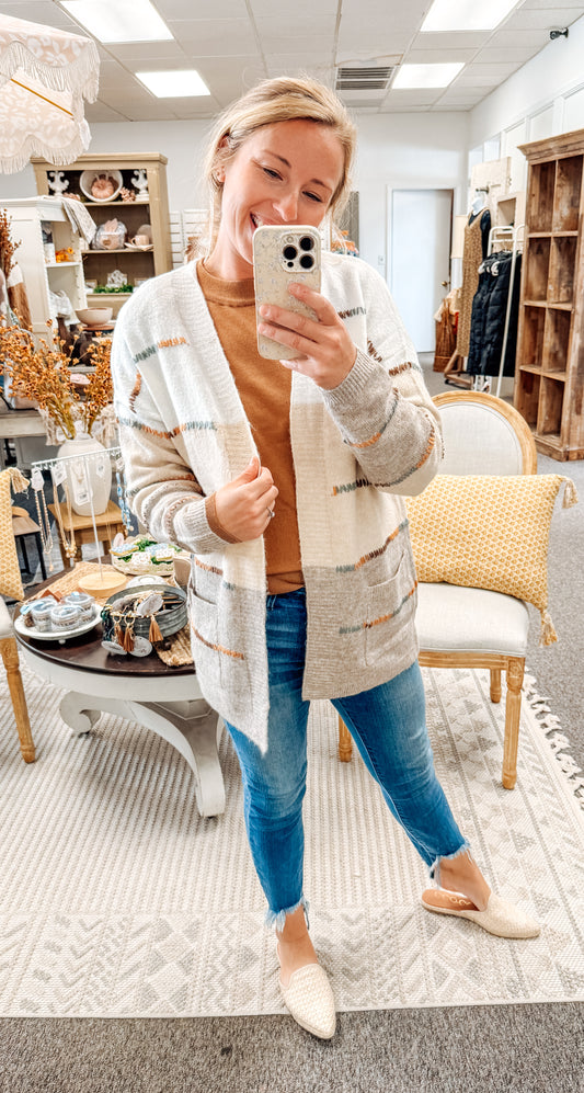Trailblazer Striped Cardigan (S-XL)