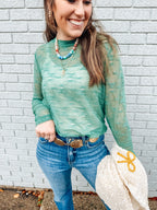 Here For Lace Top